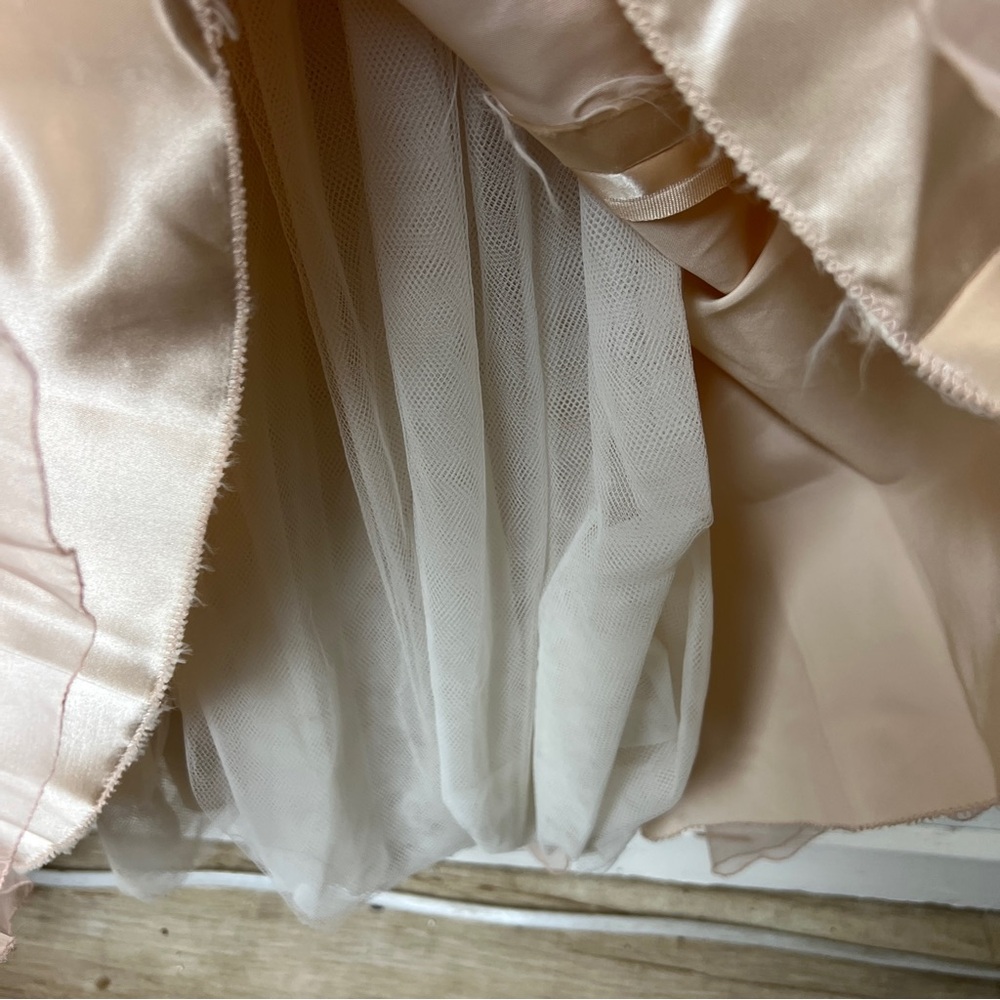 Rare Vintage Satin and Lace Gown - Picture 8 of 14